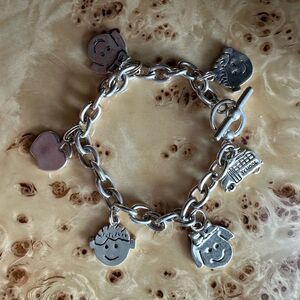 Teacher Kids School Theme Charm Bracelet.